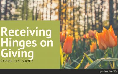 Receiving, Hinges on Giving