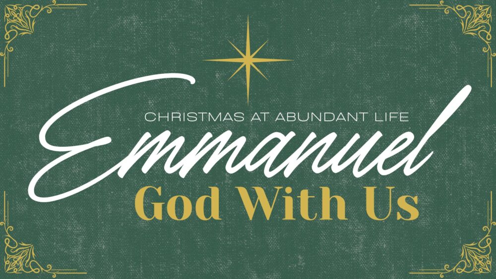 Emmanuel: God With Us